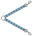 thumbnail image 1 of Buckle-Down Leash Splitter - Chevron Weave Grays Blues - 1" Wide - 30" Length, 1 of 1