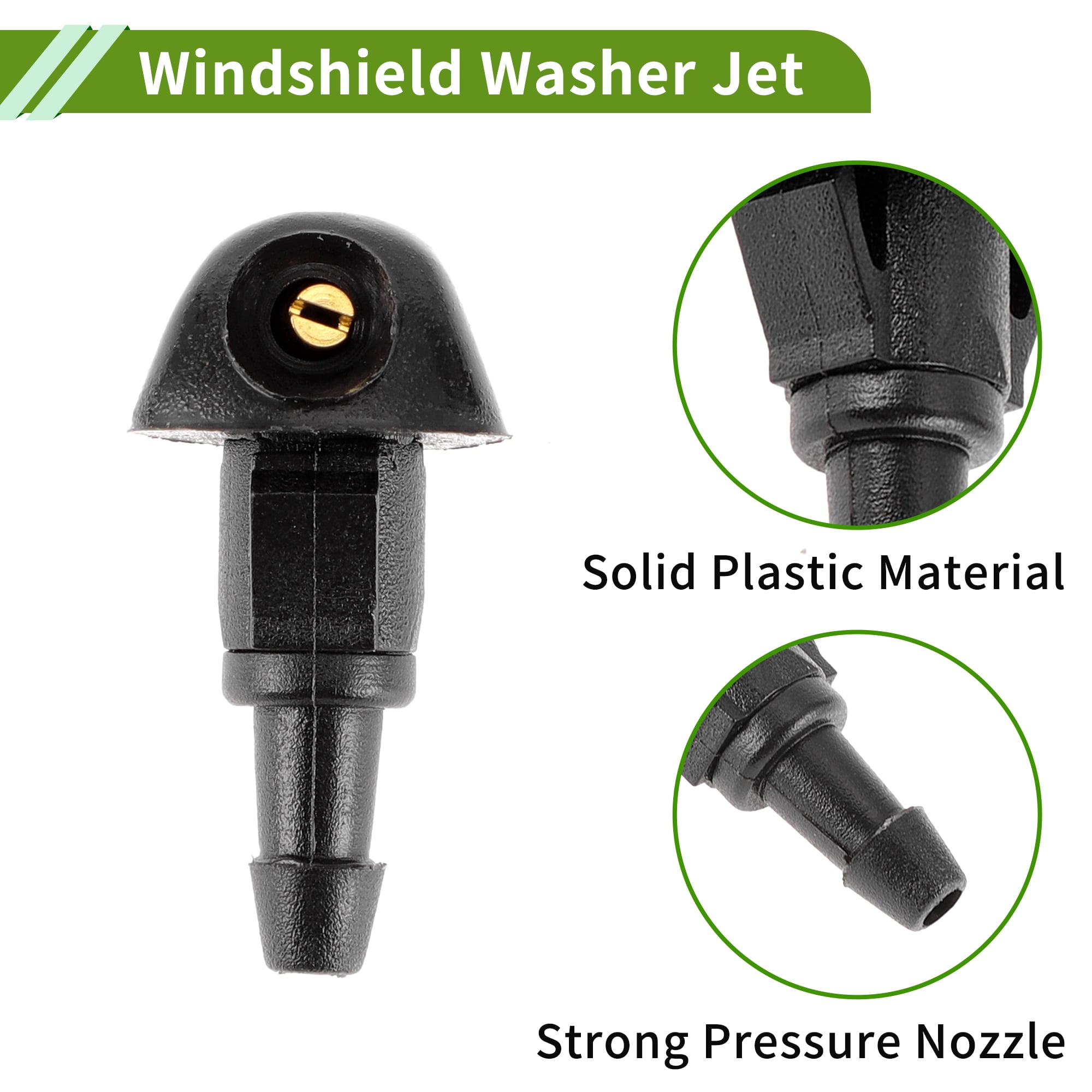 Unique Bargains Windshield Washer Nozzle for Honda CR-V 2002-2004 Black