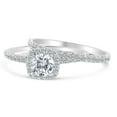 thumbnail image 5 of 1.00 Carat TW Diamond Bridal set in 10k White Gold (G-H Color, I1-I2 Clarity, Engagement ring and Wedding Band), 5 of 5