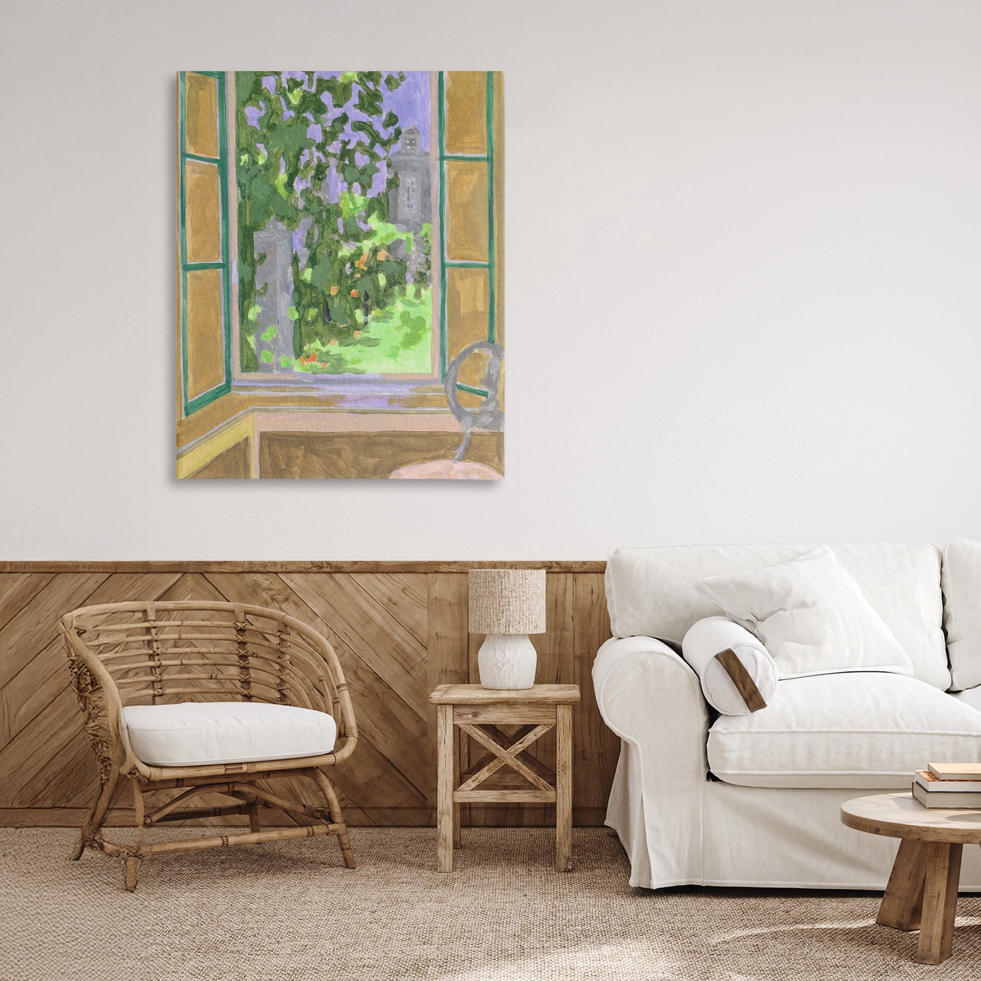 Seat For Spring Expression Canvas Wall Art, design by Melissa Wang