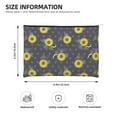 thumbnail image 3 of Cauagu Sunflowers for Tyvek Makeup Bag,Reusable Travel Cosmetic Bag Women Organizer Toiletry Bag Birthday,Gifts for Women Girlfriend Mom Teacher 6.5’’*8.9’’, 3 of 7