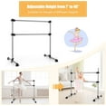 thumbnail image 5 of YANG2 4FT Ballet Barre Portable, Freestanding Double Ballet Barre Height Adjustable with Anti Slip Base, Heavy Duty Stretch Dance Bar for Home Workout Sliver, 5 of 9