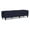 Navy, variant on Siena 17.5" 3-Seat Lounge Reception Bench / Black Steel Legs / Light Gray