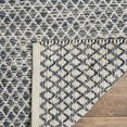 thumbnail image 2 of SAFAVIEH Montauk Vaughn Geometric Cotton Area Rug, Navy/Ivory, 4' x 6', 2 of 4