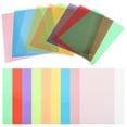 thumbnail image 3 of Miangastore 18 Sheets Transparent Cellophane Hard Sheet Multi-colored Cellophane Sheets Crafts Material, 3 of 9