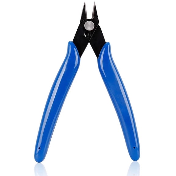 Wire Cutters, Flush Cutters with Internal Spring, Jewelry Making Tools, Cable Cutters with Smooth Handle for Component Foot