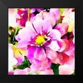 thumbnail image 2 of Acosta 20x20 Black Modern Framed Museum Art Print Titled - Magical Garden Floral Square, 2 of 5