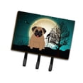 thumbnail image 1 of Halloween Scary Pug Brown Leash or Key Holder, 1 of 1