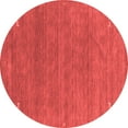 thumbnail image 1 of Ahgly Company Indoor Round Abstract Red Contemporary Area Rugs, 4' Round, 1 of 4