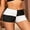 Black/White, variant on Charmo Women's High Waisted Sporty Swim Shorts Stretchy Board Shorts Boyleg Swim Trunks