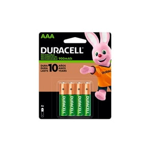 Pilas Recargables Duracell AAA de 900 mAh (4 unidades) – Lenz Photo Store -  Perú
