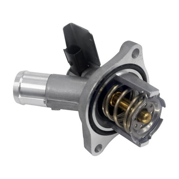 Engine Coolant Thermostat Housing Assembly with Thermostat - Compatible with 2013 - 2019 Chevy Malibu 2.0L, 2.5L 4-Cylinder 2014 2015 2016 2017 2018
