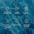 thumbnail image 4 of Toalla de refrigeración ShakeItCool Original Blue Wave, 4 of 7