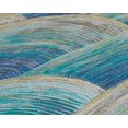 thumbnail image 3 of Concord Wallcoverings Modern Textured Wallpaper Graphics, Modern, Vinyl Accent Wall, Black, Blue, Gold, Green, Grey, Metallic, Turquoise, 21 in x 33 Ft (57 sq. ft), 391051, 3 of 5