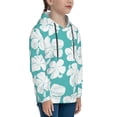 thumbnail image 3 of Easygdp Vintage Floral Boys Hoodie Kids Sweatshirt Youth Pullover With Hood-X-Large, 3 of 6