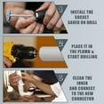 thumbnail image 4 of 1.5In PVC Pipe Reamer, Plumbing Fitting Saver Bit Socket Saver Bit for Removing SCXL18557, 4 of 6