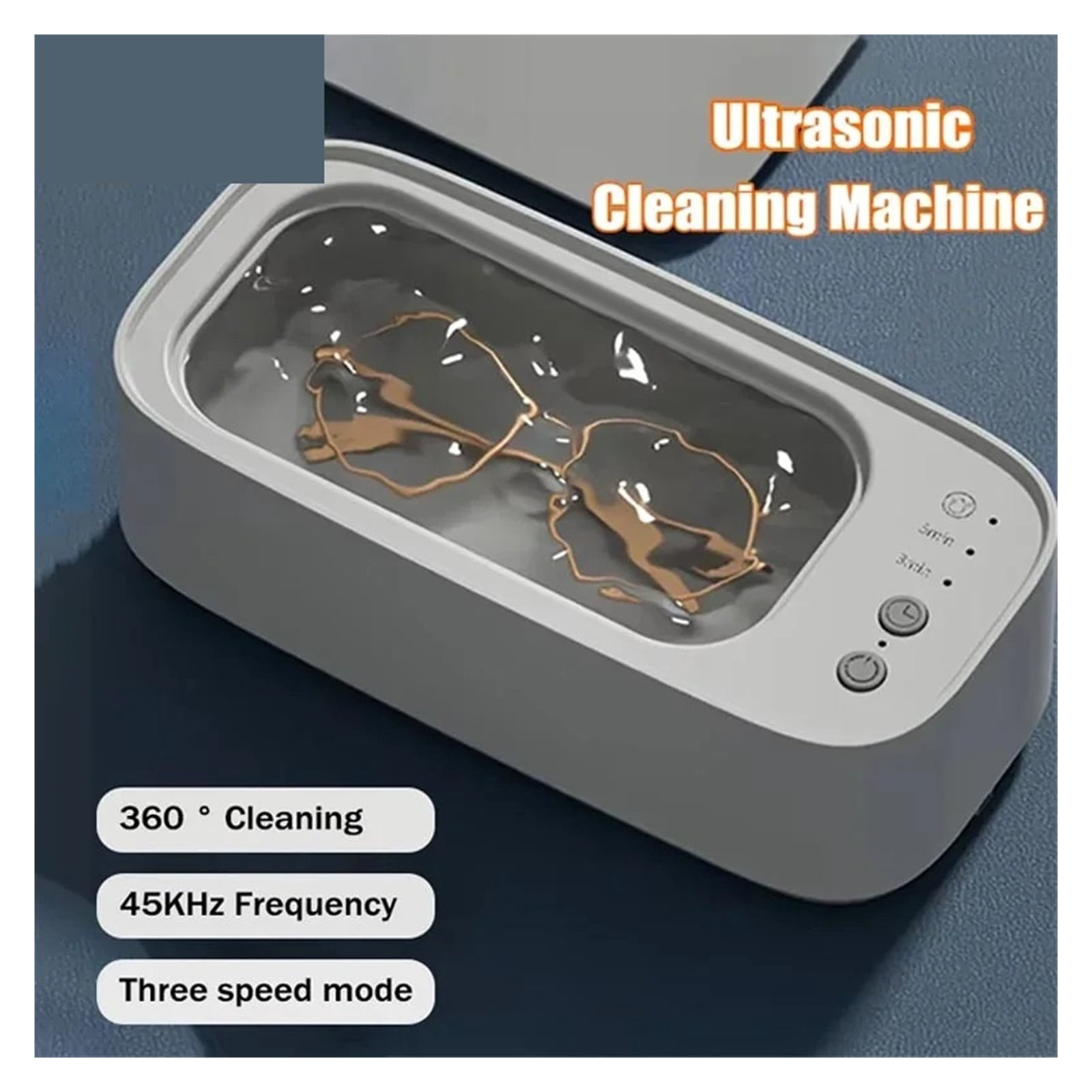 Ultrasonic Glasses Cleaning Machine 45KHZ Ultrasound Jewelry Cleaner Machine High Frequency
