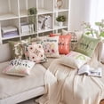 thumbnail image 2 of Easter Pillow Covers 18x18 Set of 4 Easter Blessing Eggs Flower Easter Pillows Decorative Throw Pillows for Spring Sofa Living Room Bed, 2 of 6