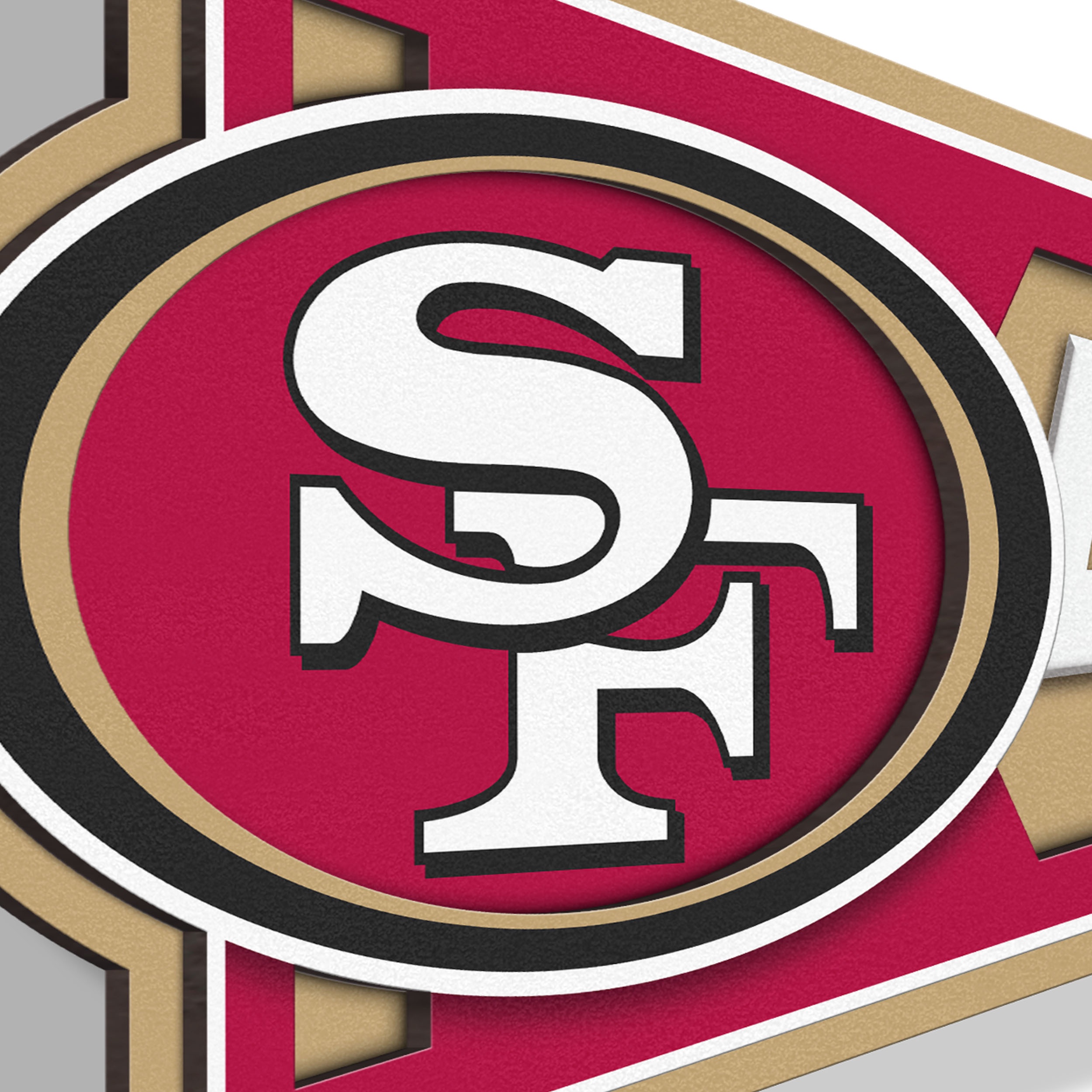 YouTheFan NFL San Francisco 49ers Pennant Sign