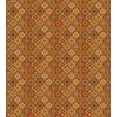 thumbnail image 3 of Moroccan Duvet Cover Set Twin Size, Vintage Hand Drawn Style Ottoman Figures Ancient Trellis Floral Motifs, Decorative 2 Piece Bedding Set with 1 Pillow Sham, Orange Yellow Brown, by Ambesonne, 3 of 3