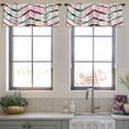 thumbnail image 4 of LALILO Kitchen Curtain Valance Watercolor Ethnic Tribal Rod Pocket Window Curtain 52"x 18" Set of 2, 4 of 7