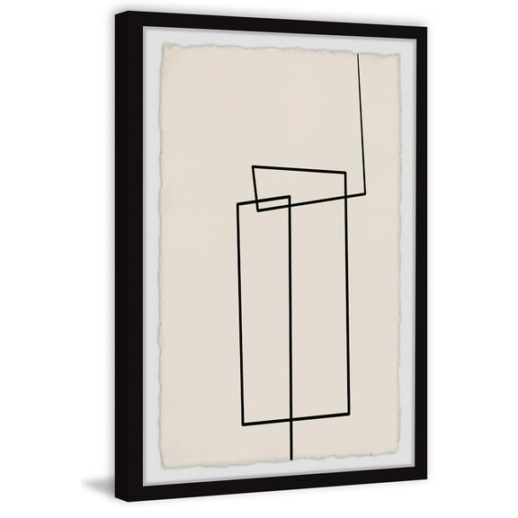 Marmont Hill Inc. 'Between the Lines' Framed Painting Print 30 x 45