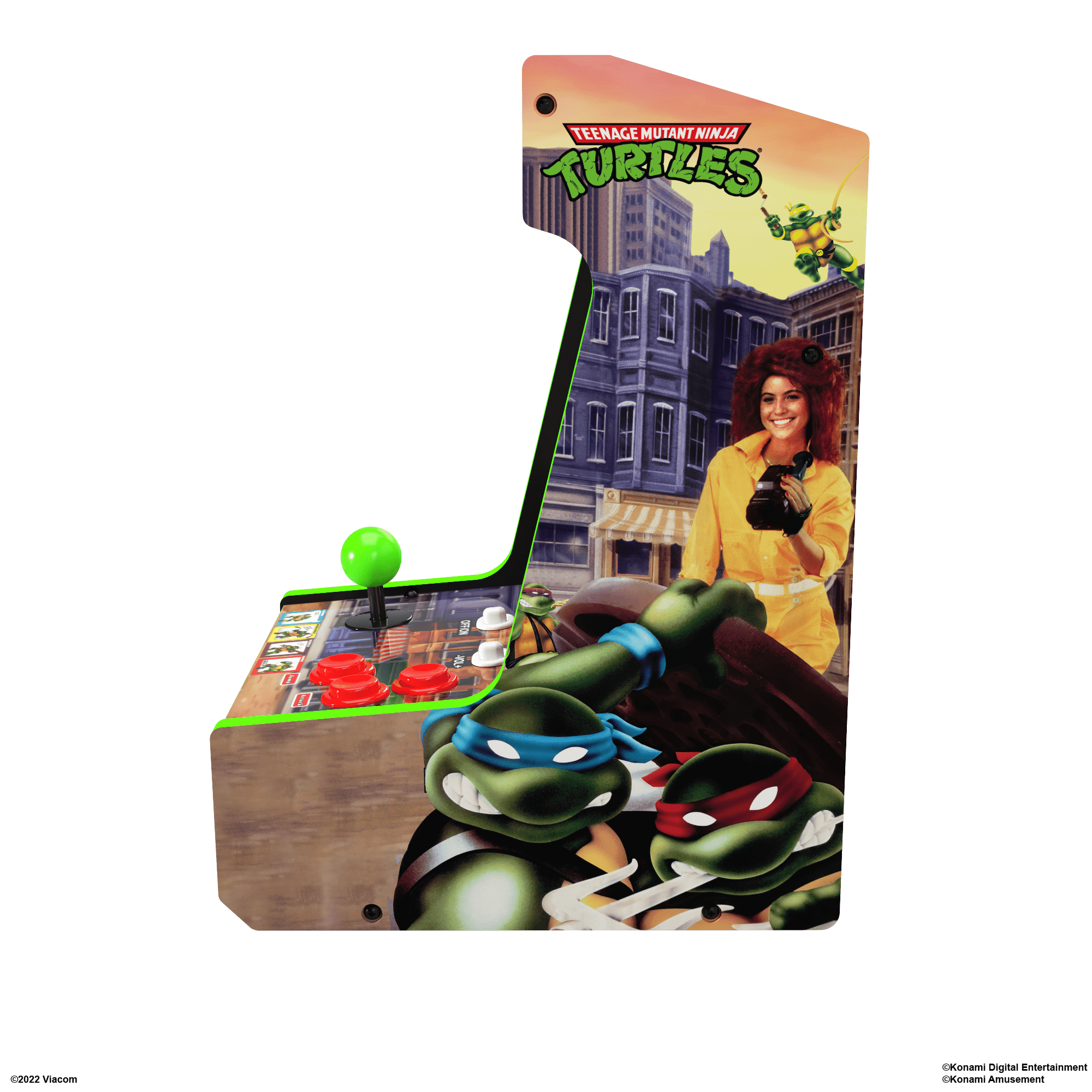 Arcade1up Teenage Mutant Ninja Turtles Countercade 2 Games in 1