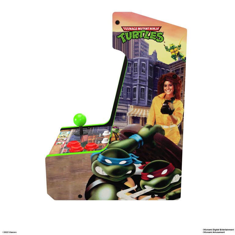 Arcade1up TMNT Cabinet Machine: 2-in-1 Countercade with Teenage