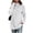 Gray, variant on Fall Striped Ribbed Tunic Tops for Women Lightweight Soft Turtleneck Long Sleeve Blouses Dressy Casual Side Split Hem Pullovers S