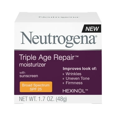 Neutrogena Triple Age Repair Moisturizer SPF 25 1.70 oz (Pack of 2)