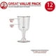 thumbnail image 5 of Copa de Vino de Plástico Transparente Reciclable - Copa de Vino Inastillable - Vasos Desechables Y Reutilizables para Champán, Postre 24 Piezas, 5 of 9