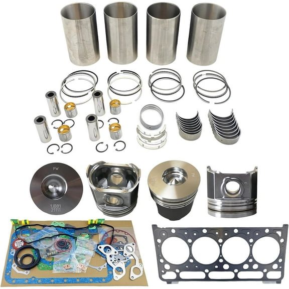 V2403 Engine Overhaul Rebuild Kit (No valve set) Combustion Chamber 42mm For Kubota V2403 V2403DI V2403T V2403M V2403MDI V2403-M-DI-E3B Engine For Bobcat T190 Loader S150 1J881-21110