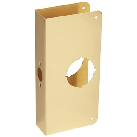 - Prime-Line U 9550 Lock And Door Reinforcer, Solid Brass, 2-1/8