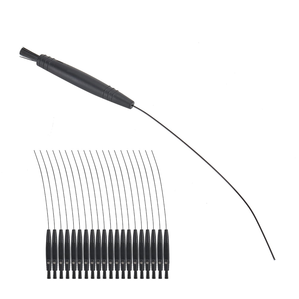 Mgaxyff 20pcs Hearing Aid Cleaning Brush Wire Cleaner Multifunctional Hearing Aid Kits