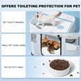 thumbnail image 3 of Zcintert 100 Pack Puppy Training Pads | 13"x 17.72" 5-Layer Leakproof Pet Pee Pad for Small Dogs, Cats & Rabbits Cage Liner, 3 of 14