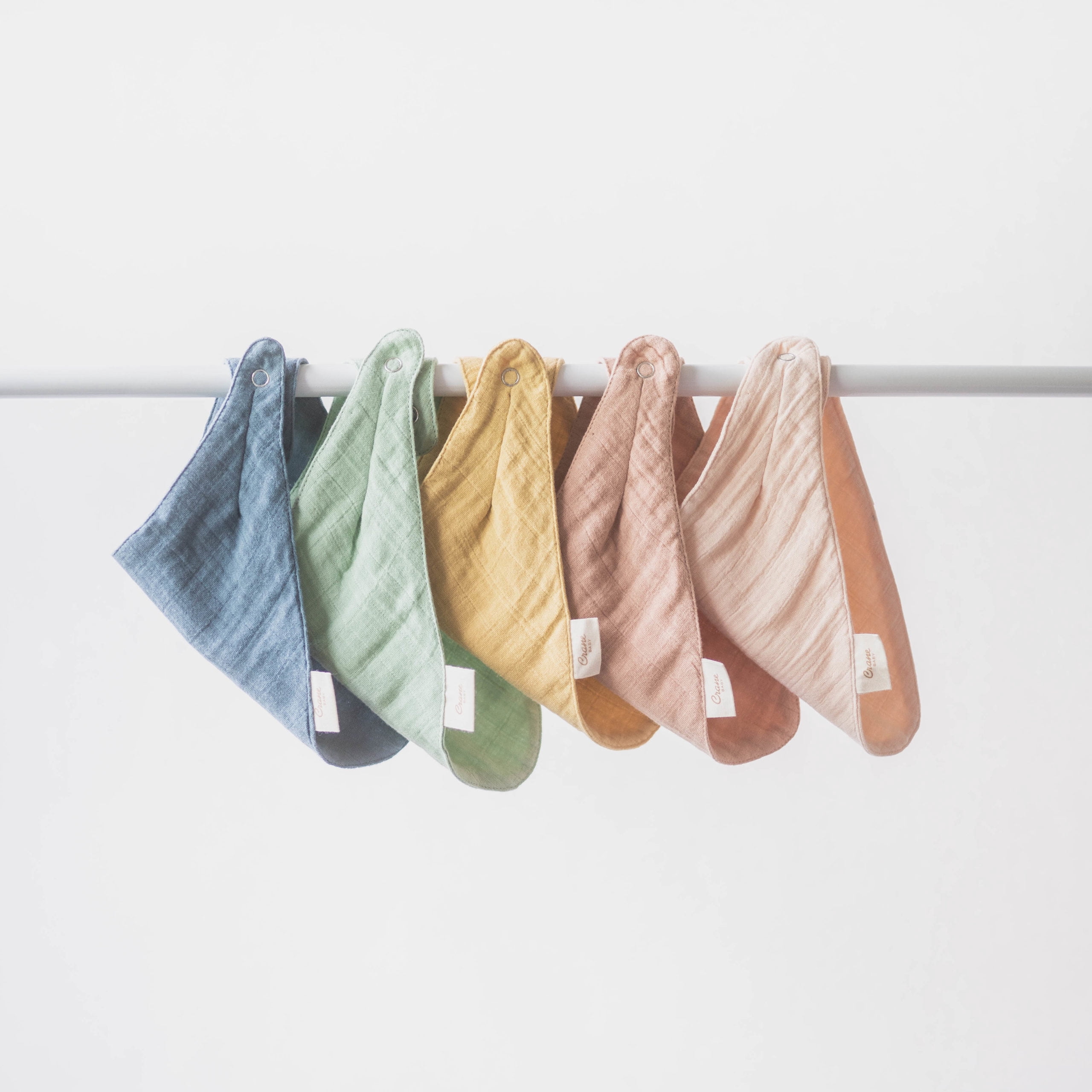 Crane Baby 0-36 Months Muslin Bibs 1 ea