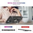 thumbnail image 4 of Entronix Heavy Duty Case Designed for iPhone 14 Plus, Rotating Ring Protective Cover, Black, 4 of 6