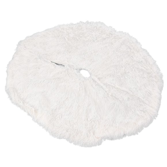 Fluffy Decorative Christmas Tree Skirt, Eco-Friendly Plush for Events & Home Decor