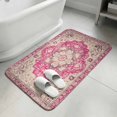 thumbnail image 3 of Area Rug Indoor Outdoor 47.2"x63",Boho Pink Absorbent Non Slip Accent Carpet,Middle Century Boho Geometric Abstract Southwestern Low Profile Floor Mat for Entryway Foyer Living Room Bedroom Patio, 3 of 9
