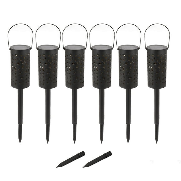 Solar Powered Pathway Lamp,6 Sets LED Solar Outdoor Solar Landscape Lights Solar Garden Lights Leading Edge Technology