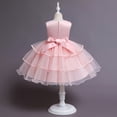 thumbnail image 5 of Godom Little Girls Dress Sleeveless Summer Dress Bowknot Strap Sundress Toddler to Big Kid, 5 of 5