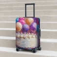 thumbnail image 6 of Hirioo Colorful Balloon Cake Celebration for Elasticity Suitcase Cover (No luggage Included) Durable Luggage Protector Fits 18-32 Inch Luggage-Medium, 6 of 7