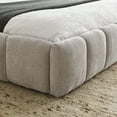 thumbnail image 5 of Queen Size Solid and Stable Upholstered Bed Frame with Thick Fabric, Chenille Fabric Grounded Queen Size Platform Bed with Headboard and Solid Frame, No Box Spring Needed(68''*86,5''*23,5'') (Beige), 5 of 11