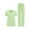 Green, variant on Women's Medical Scrub Sets Stretchy V Neck Tops High Waist Straight Leg Pants Workwear Set Comfy Casual Nurse Uniform Outfits with Pockets Green 3XL