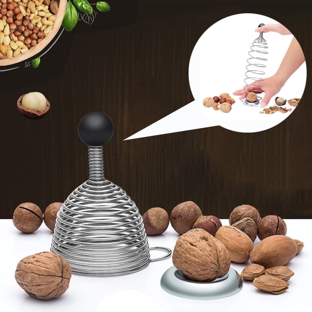 Dvkptbk Torchon Écrou Pinces à Ressort en Acier Inoxydable Écaleur Casse-Noisette Ouvre-Noisette Outils en Liquidation