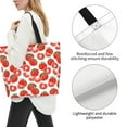 thumbnail image 2 of Yiaed Hand Drawn Tomatoes Print Handbag for Women Tote Purse Shoulder Bag Large Fashion Hobo Purse Handbag Shopping Tote, 2 of 5