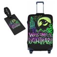 thumbnail image 1 of Anime Cartoon Nightmare Before Christmas (10) Travel Suitcase Protector Elastic Washable Protective Baggage Covers With Concealed Zipper For 18-21 Inch Suitcase - S, 1 of 5