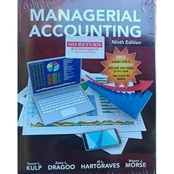 Pre-Owned Managerial Accounting, 9781618533623, 1618533622, Paperback, Teacher, instructor or professional edition.