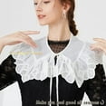 thumbnail image 5 of LoudSung Fake Collar Shawl Detachable Blouse False Collar Cape Collar Wrap Multiple Styles Top Elegant for Women Girls, 5 of 7