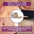 thumbnail image 6 of HEALQU Medical Grade Silicone Scar Sheets – Non-Irritating Scar Strips for Surgical Scars, C-Section, Tummy Tuck & Keloids – Soft Silicone Gel Sheets for Comfortable Scar Care (1.6 in x 120 in), 6 of 7